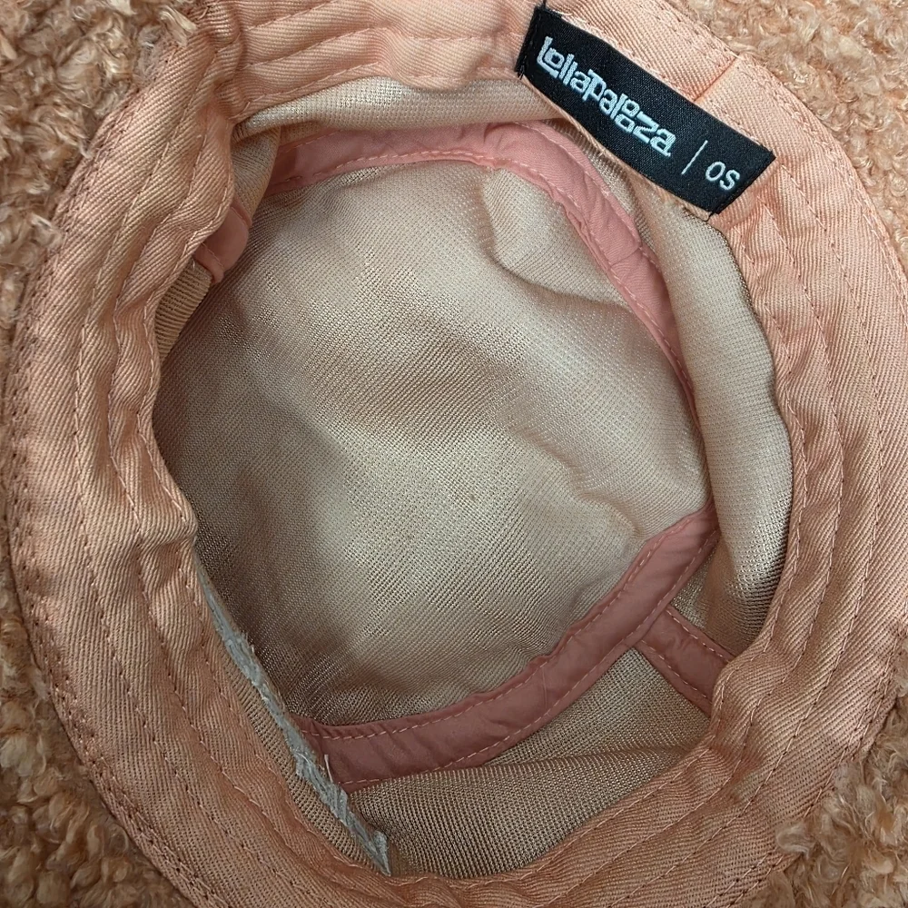 Lollapalooza Pink Bucket Hat